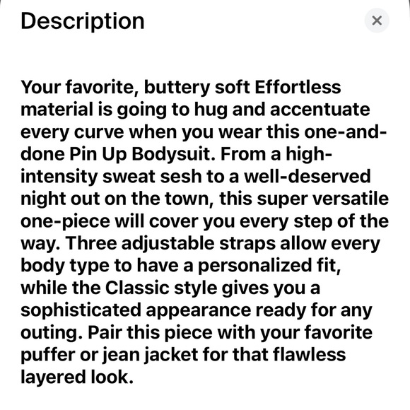 💕TYC Pin Up Bodysuit💕 - Picture 4 of 7